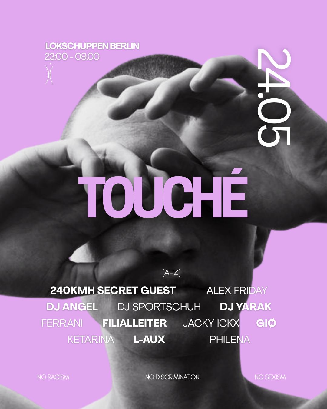 Touché Kdk Afterparty Open Air W/ 240Kmh, Dj Yarak, Giø, Dj Sportschuh