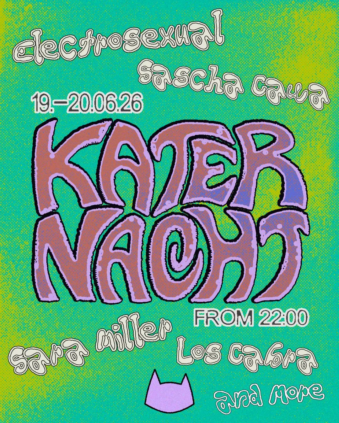 Katernacht With Sara Miller, Sascha Cawa, Electrosexual, Los Cabra + More