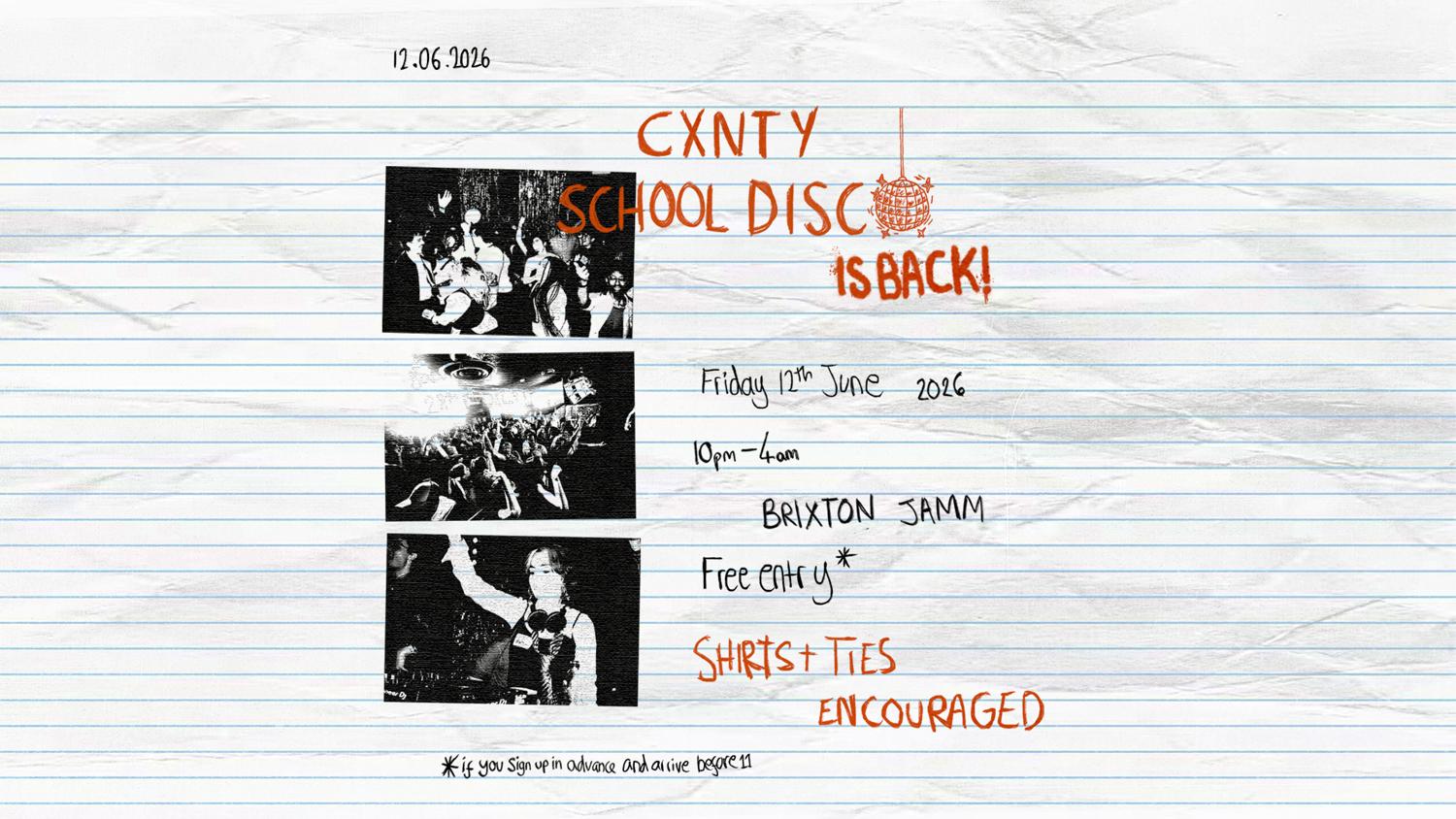 The Cxnty School Disco
