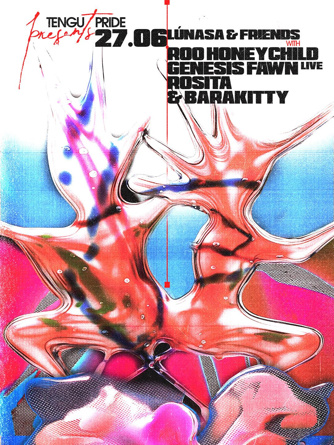 Tengu Pride: Lúnasa & Friends; Roo Honeychild, Genesis Fawn&nbsp;[Live],&nbsp;Rosita & Barakitty