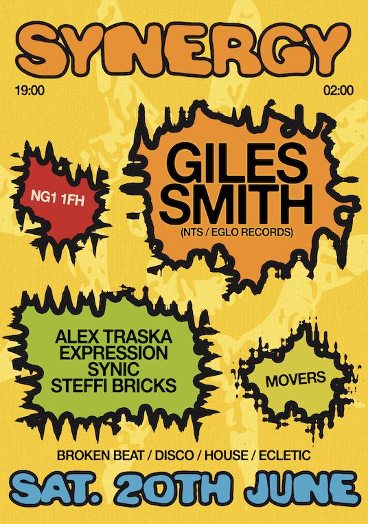 Synergy: Giles Smith (Nts / Eglo Records), Expression, Steffi Bricks, Alex Traska & Synic