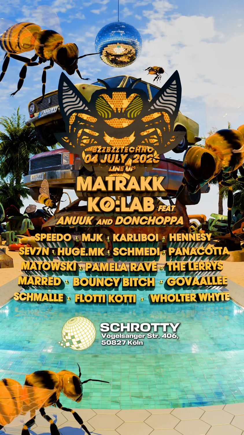BZZBZZ TECHNO with MATRAKK, Kø:lab feat Anuuk & DonChoppa