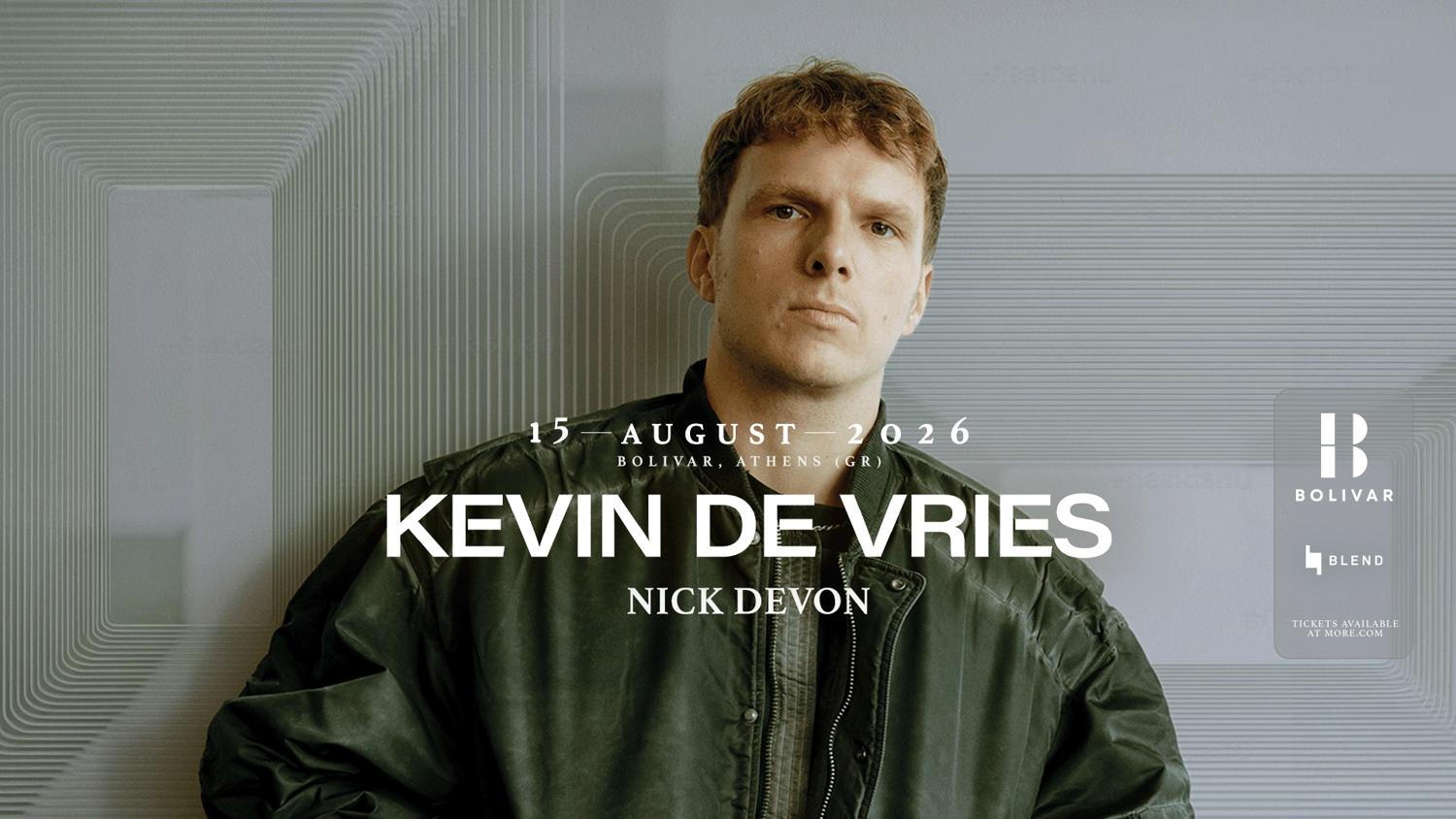 Kevin De Vries I Sat Aug 15