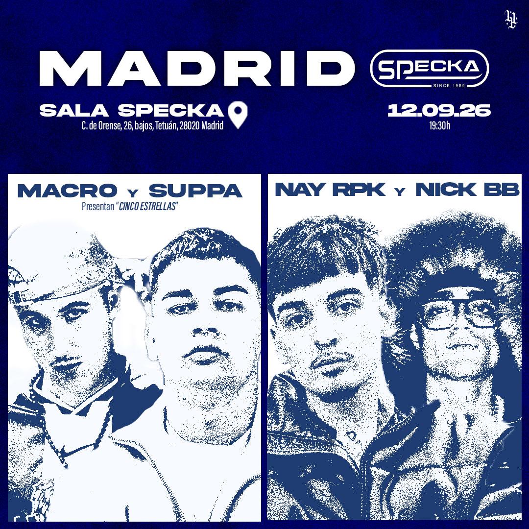 Macro Y Suppa + Nay Rpk Y Nick Bb I Llorandolana - Specka Live