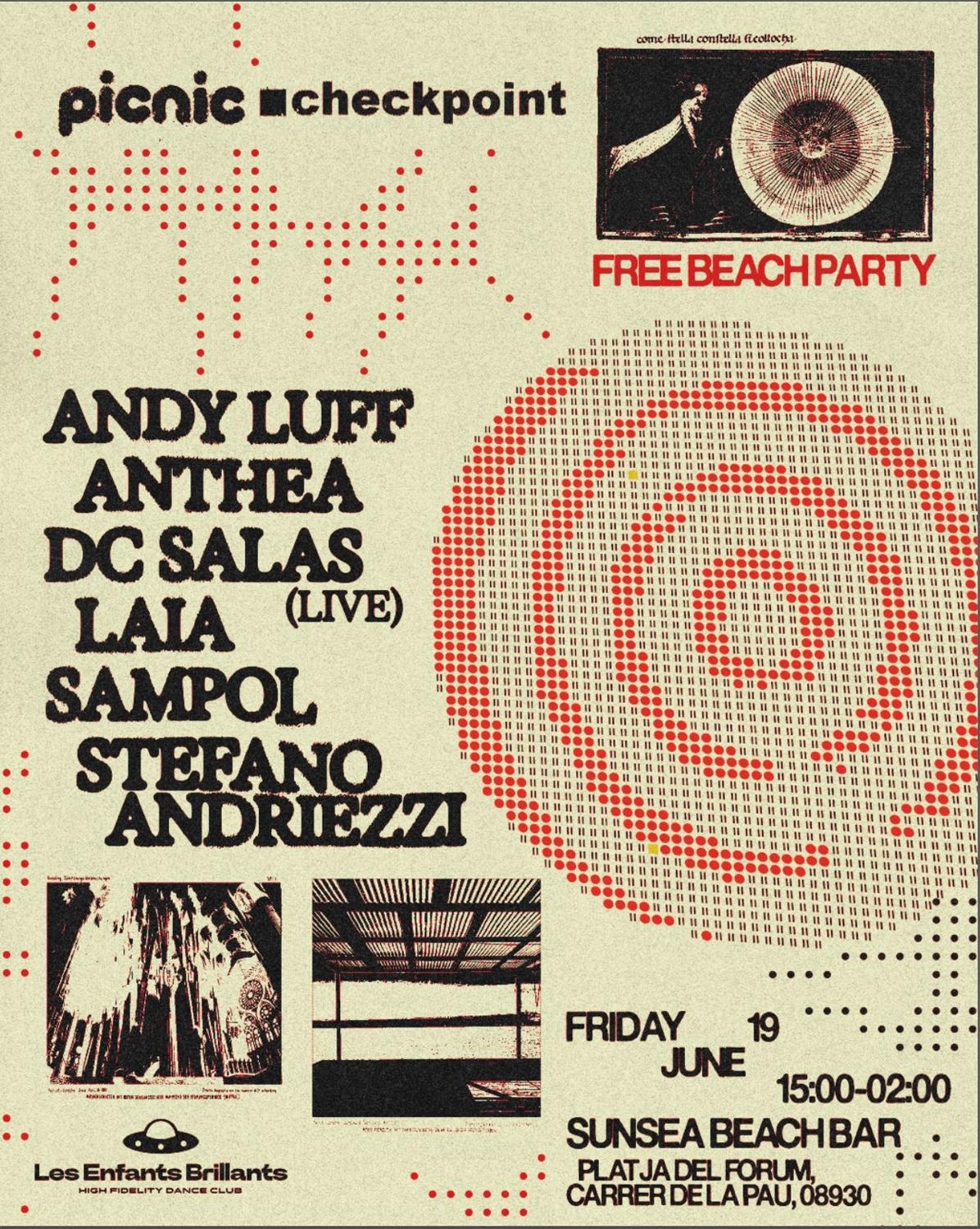 Offbcn: Free Open Air Beach Party - Picnic X Checkpoint
