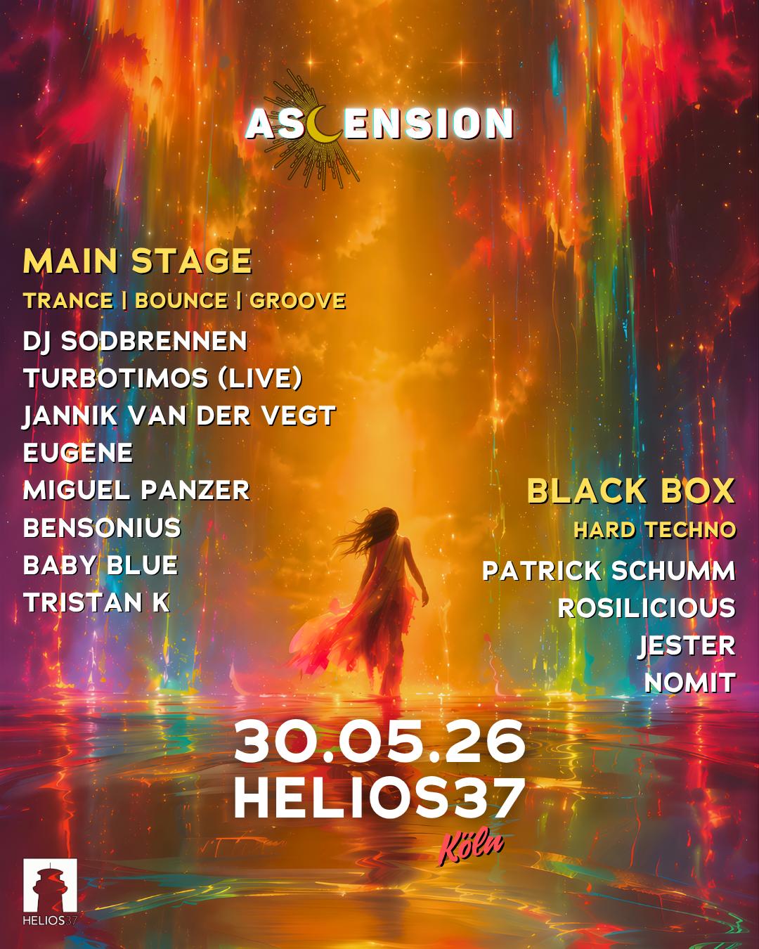 Ascension With Dj Sodbrennen, Turbotimos, Jannik Van Der Vegt At Helios37