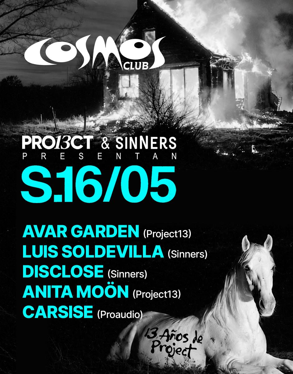 Project 13 X Sinners At Cosmos Club