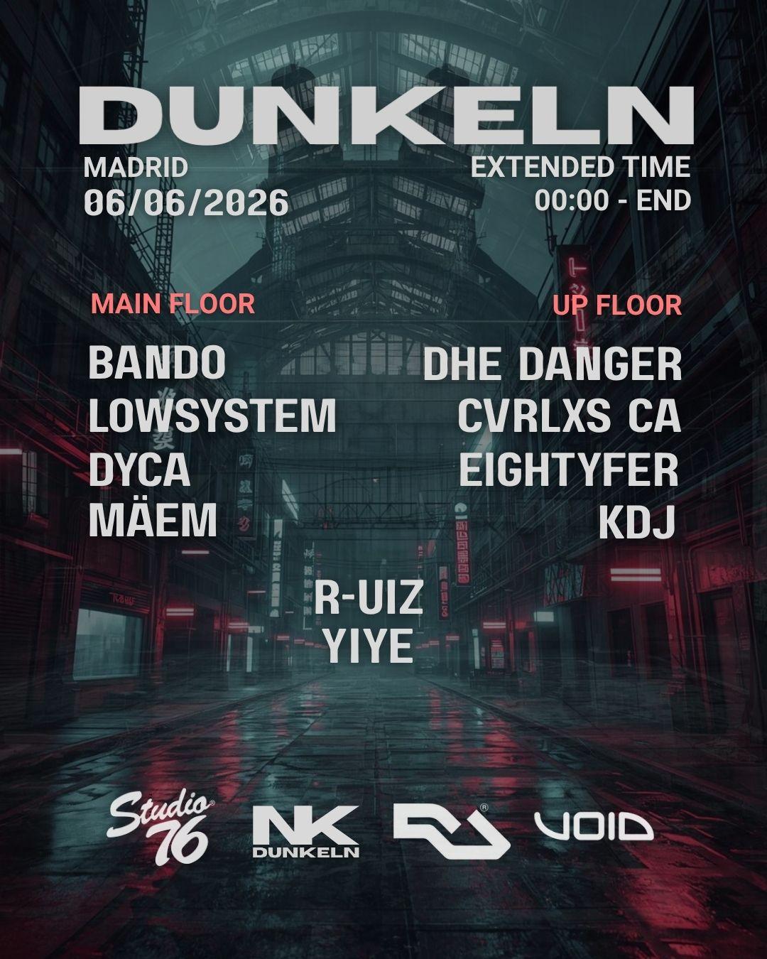 Dunkeln Madrid - 100% Vinyl Night