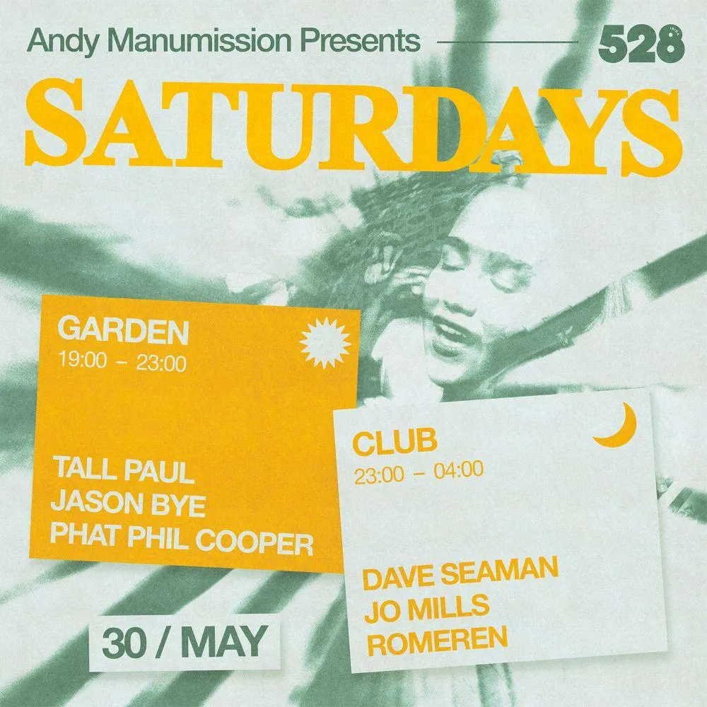 Andy Manumission Presents Saturdays Opening