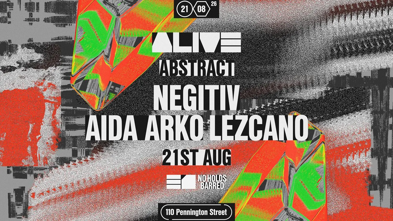 ALIVE x ABSTRACT: NEGITIV, Aida Arko & Lezcano