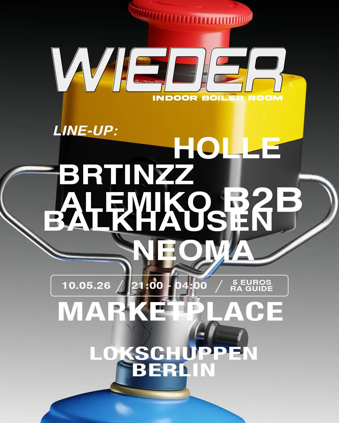 Wieder: Boiler Room Setup + Marketplace