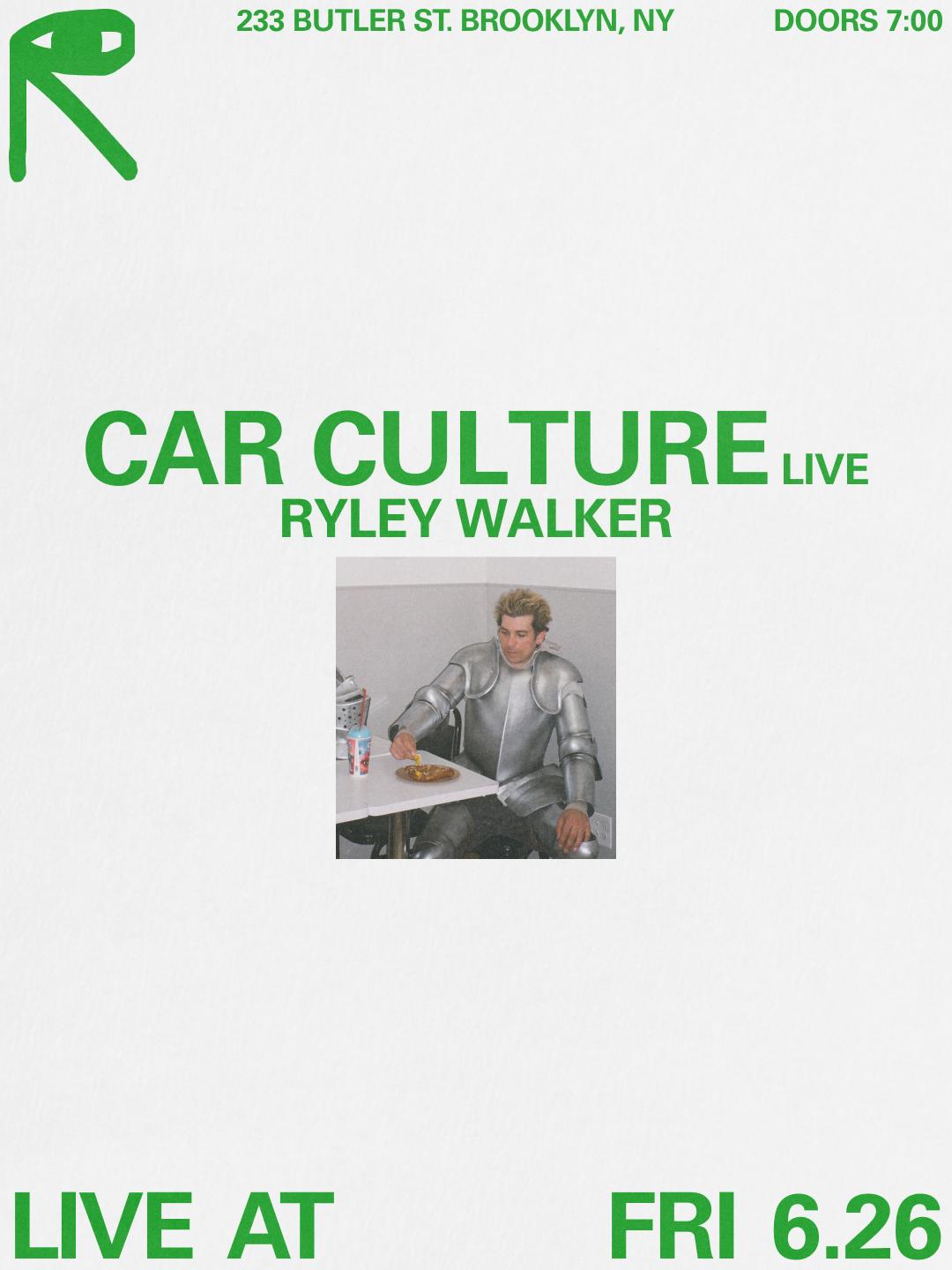 Car Culture [Live], Ryley Walker
