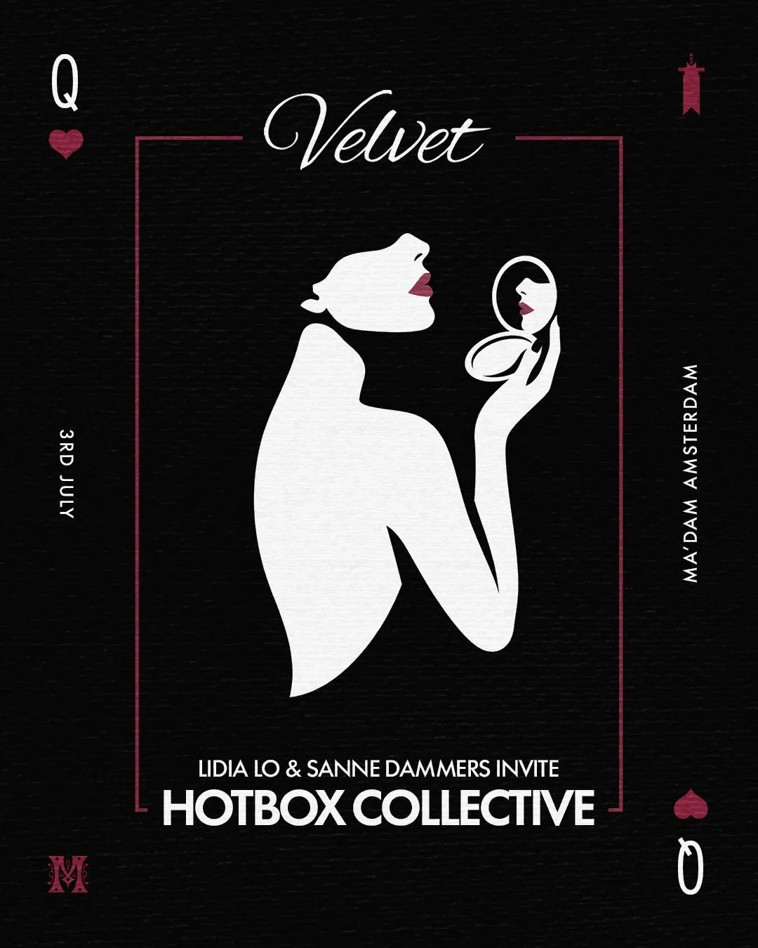 Madam By Night Invites: Velvet