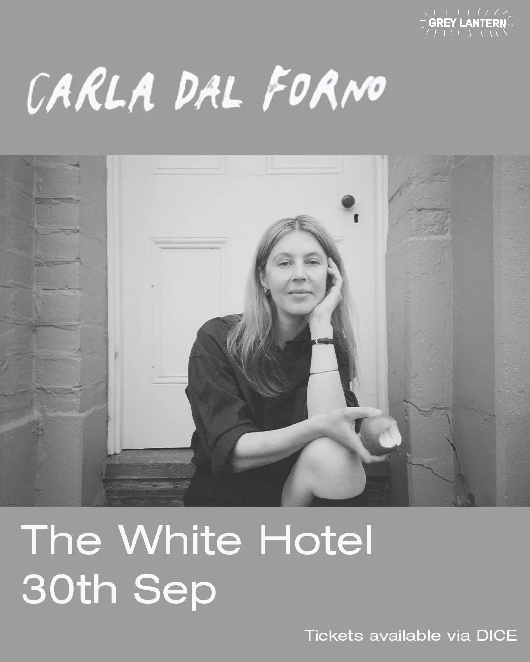 Grey Lantern presents: Carla dal Forno / The Gabys / soundtracked by Comfortable On A Tightrope