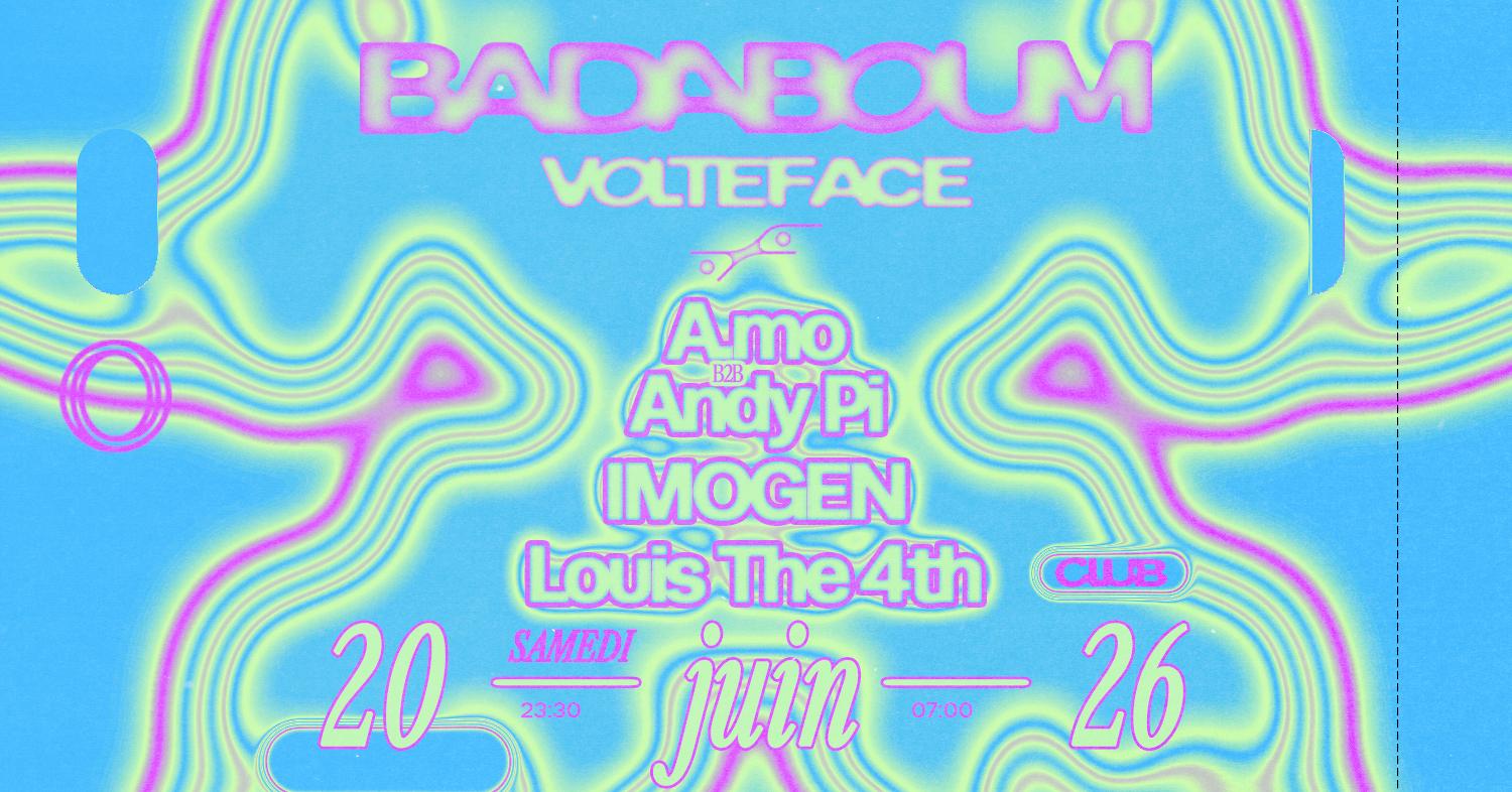 Club — Volteface Night: Imogen, Louis The 4Th, A.Mo, Andy Pi