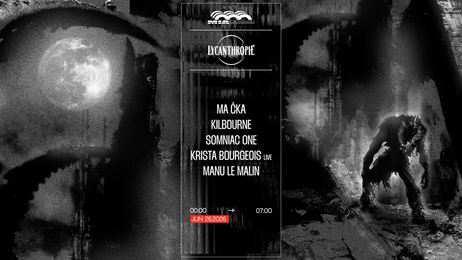 Lycanthropie: Ma Čka, Kilbourne, Manu Le Malin & More