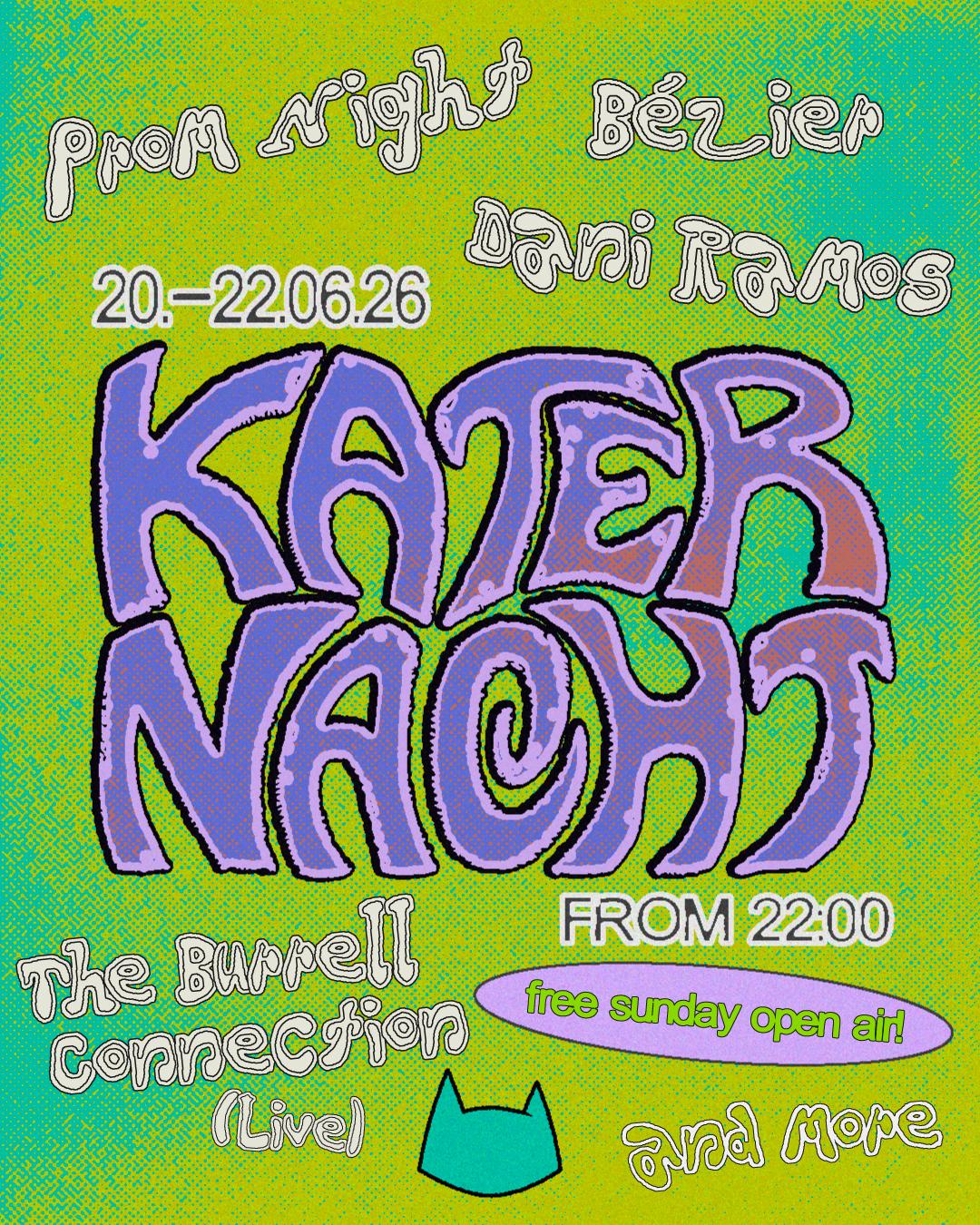 Katernacht (+ Free Open Air) With Dani Ramos, Rss Disco, Bézier, Prom Night + More
