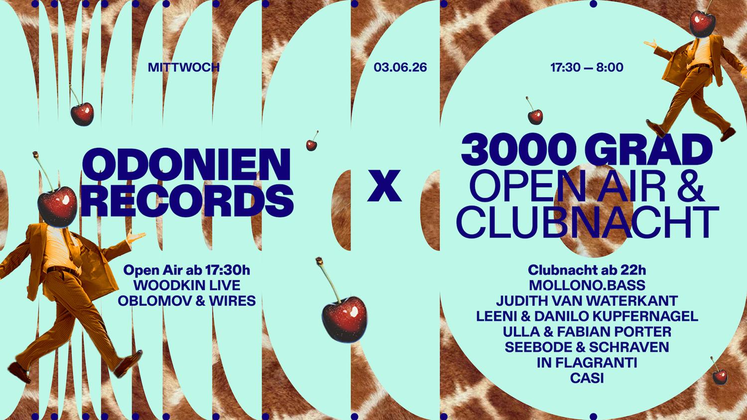 Odonien Records X 3000Grad Open Air X Clubnacht