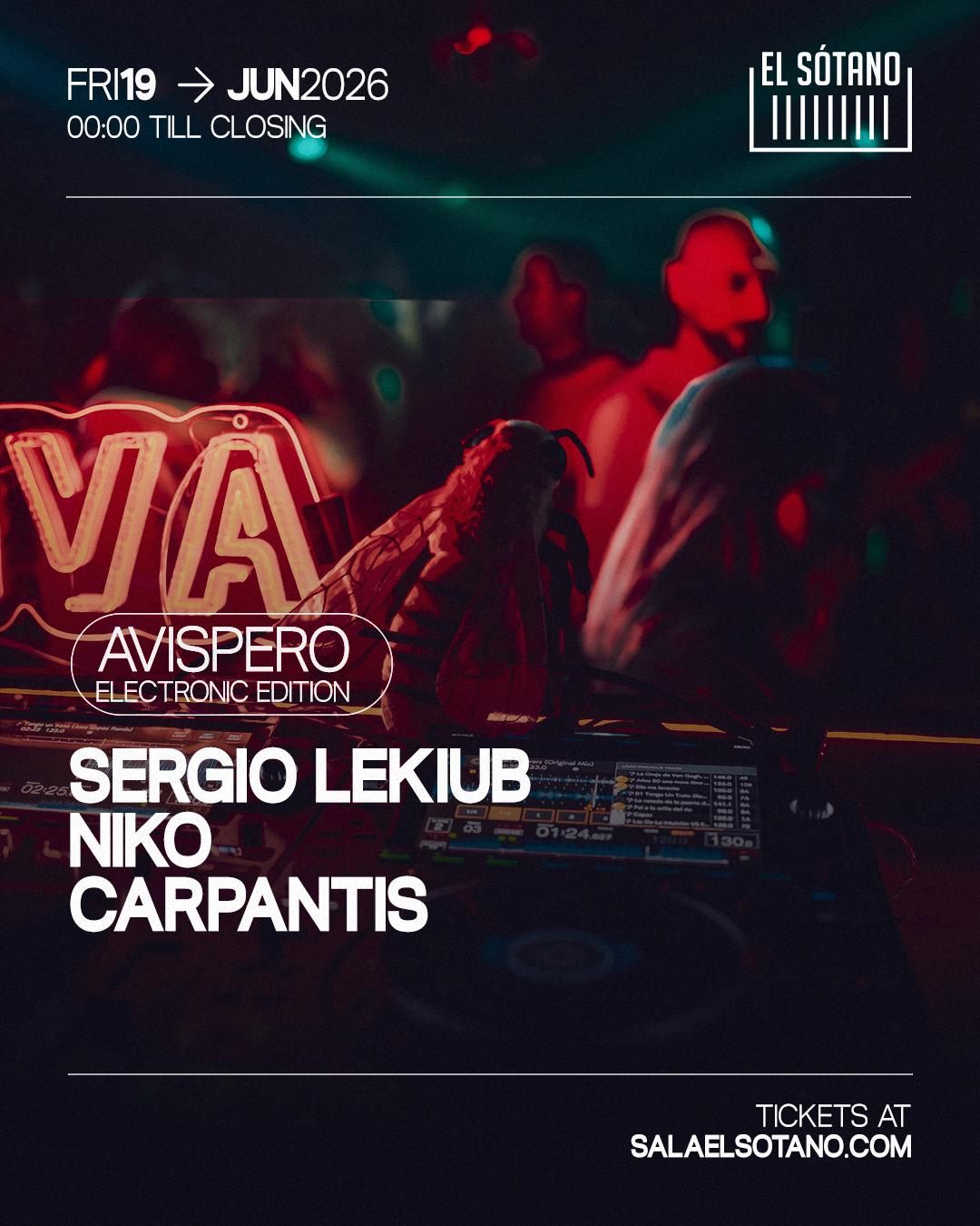 Avispero Electronic Edition: Sergio Lekiub, Niko, Carpantis