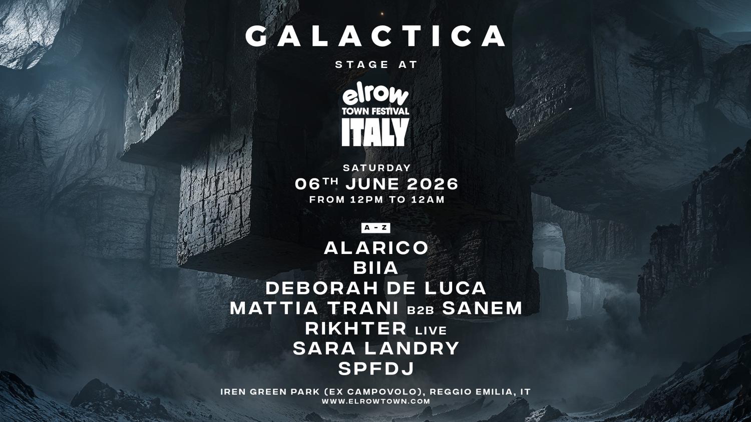 Galactica Stage At Elrow Town Italy