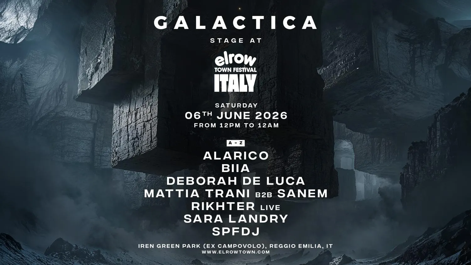 Galactica Stage At Elrow Town Italy