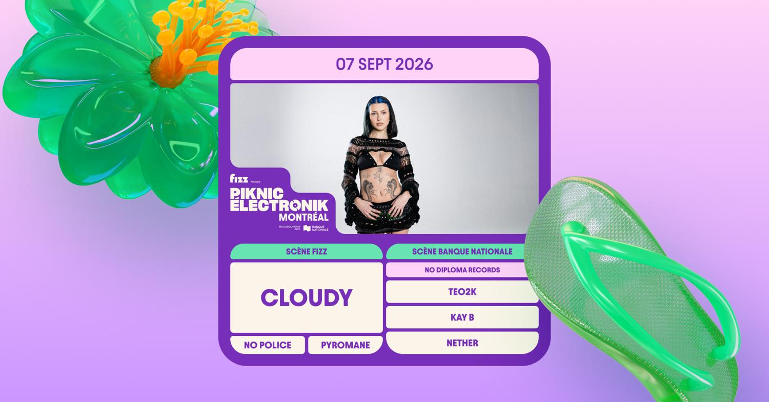 Piknic Électronik Mtl #15: Cloudy / No Diploma Records