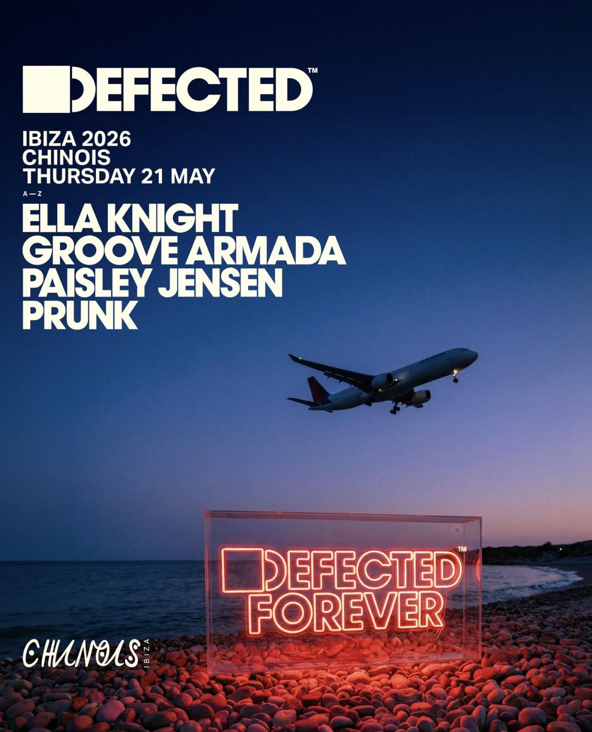 Defected: Ella Knight, Groove Armada, Paisley Jensen, Prunk