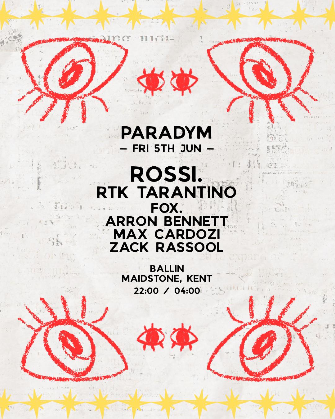 Paradym: Rossi, Rtk Tarantino
