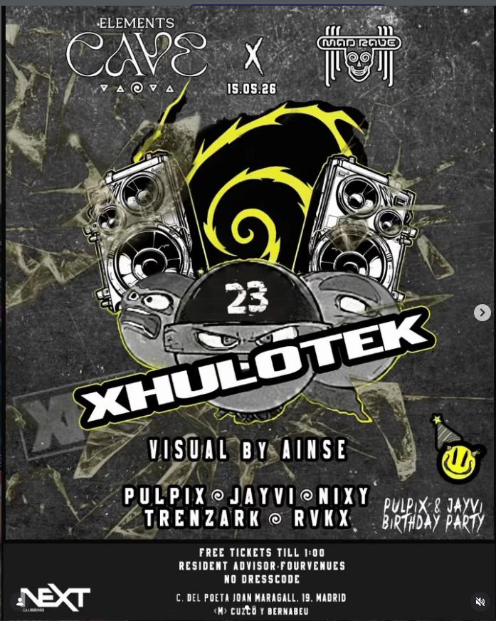 Elements Cave X Mad Rave Xhulotek