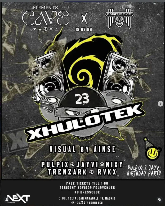 Elements Cave X Mad Rave Xhulotek