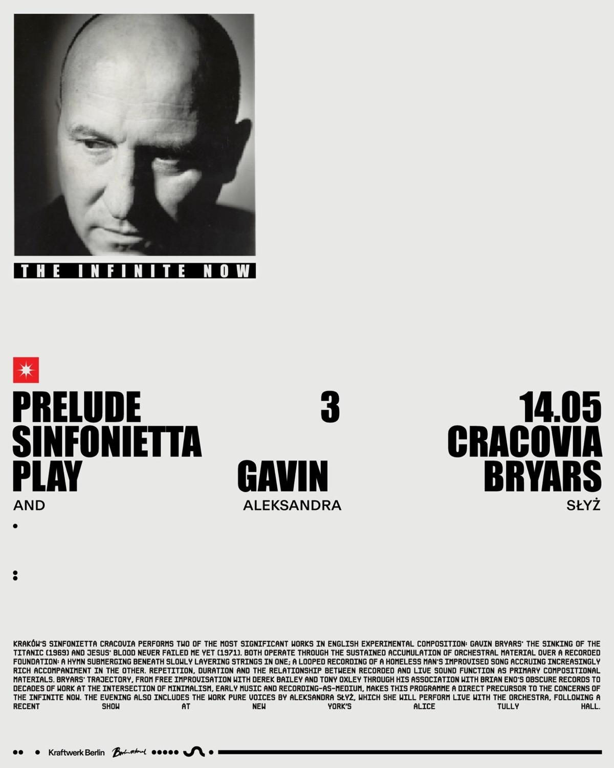 Prelude 3 - Sinfonietta Cracovia Plays Gavin Bryars And Aleksandra Słyż