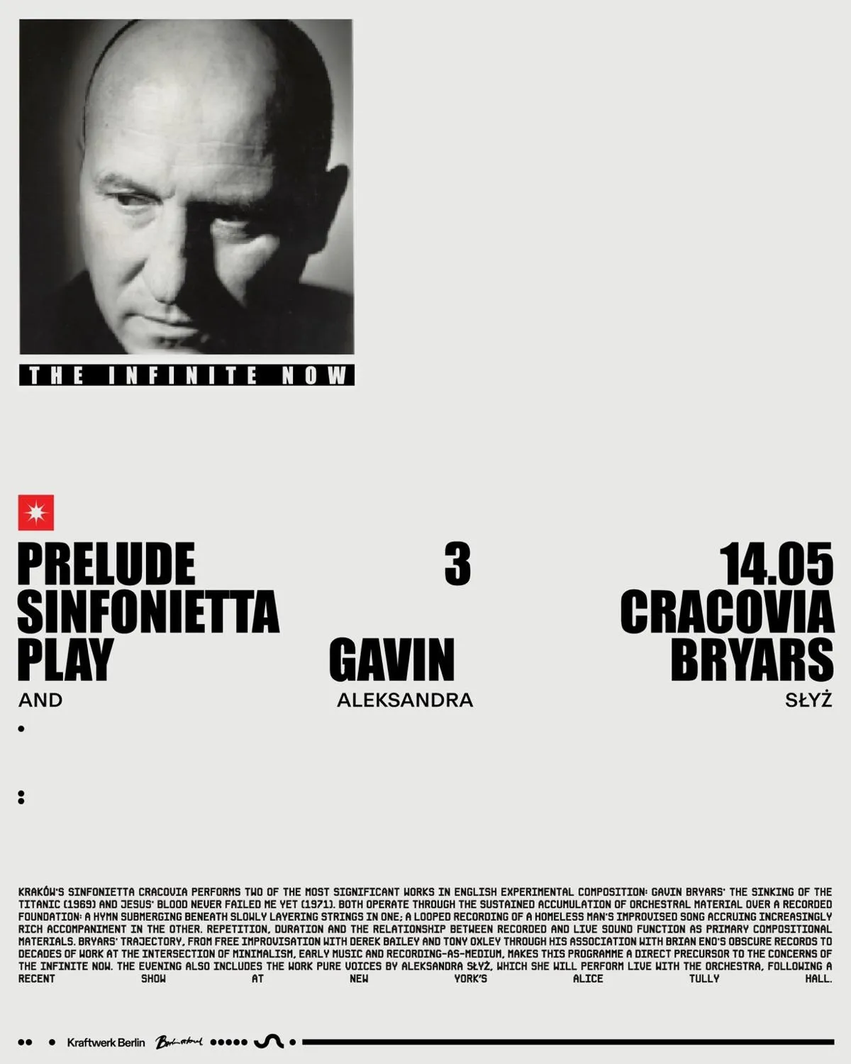 Prelude 3 - Sinfonietta Cracovia Plays Gavin Bryars And Aleksandra Słyż