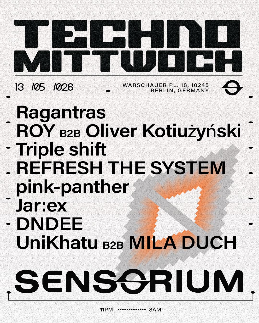 Techno Mittwoch / Take Your Tickets 