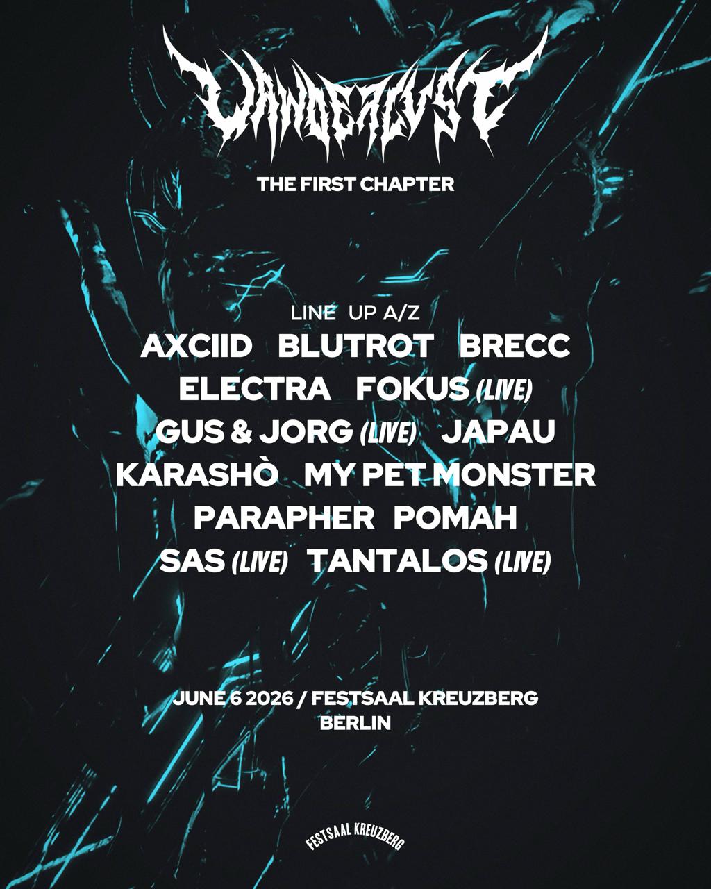Wanderlust Pres. 'The First Chapter' With Parapher, Japau, Brecc, Gus & Jorg (Live) & Many More