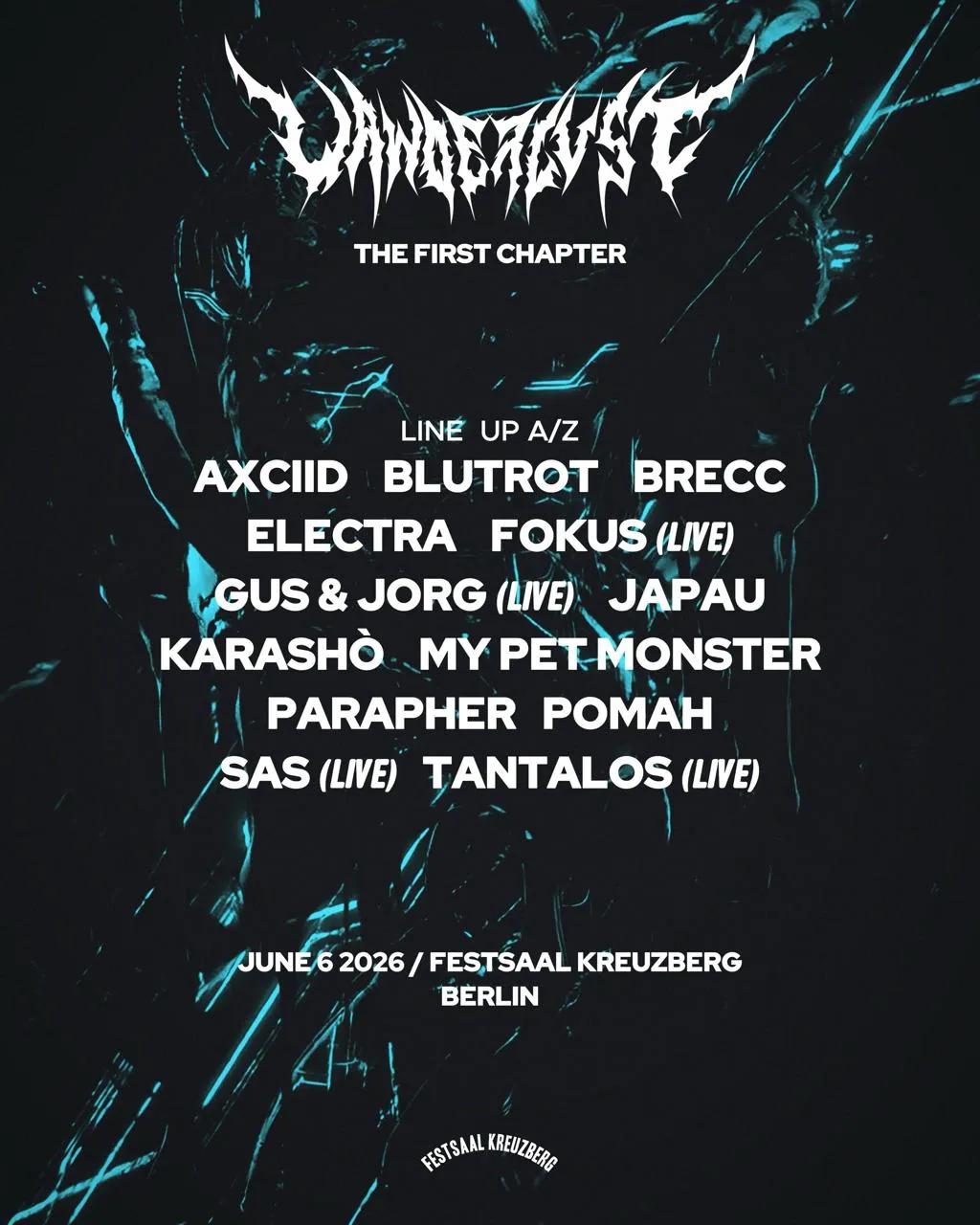 Wanderlust Pres. 'The First Chapter' With Parapher, Japau, Brecc, Gus & Jorg (Live) & Many More