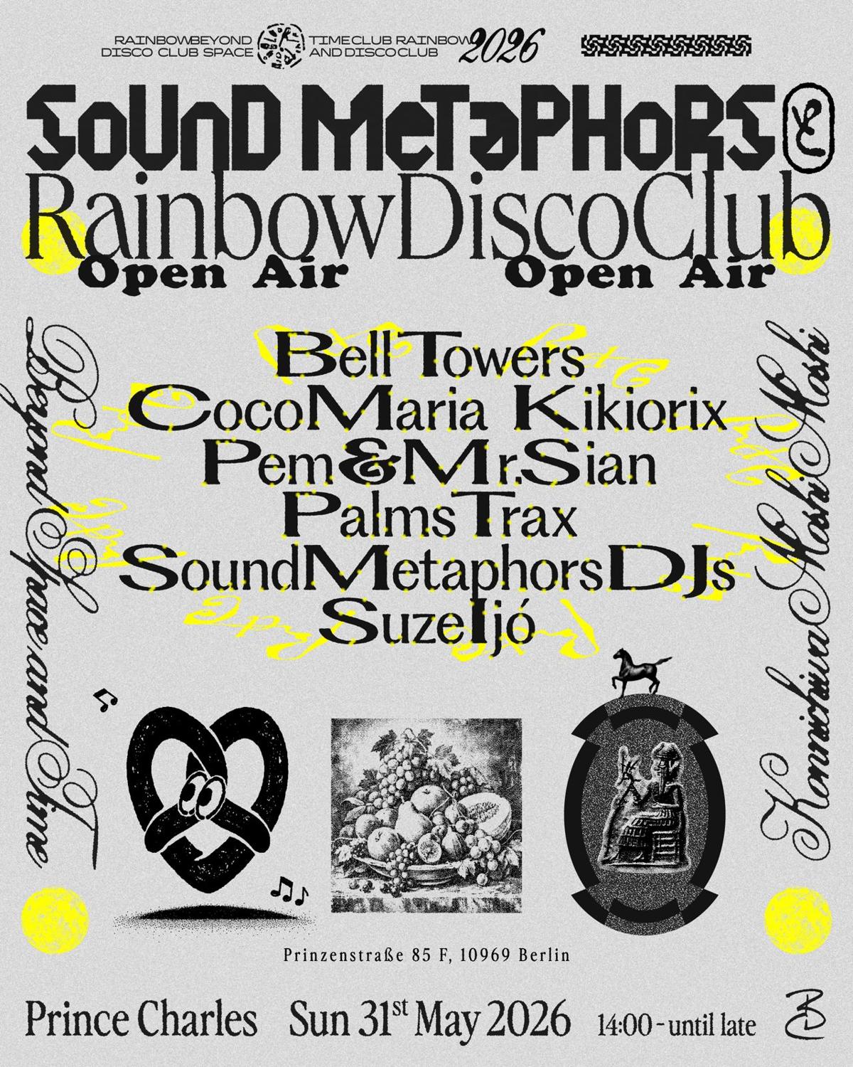 Sound Metaphors X Rainbow Disco Club - Open Air + Indoor