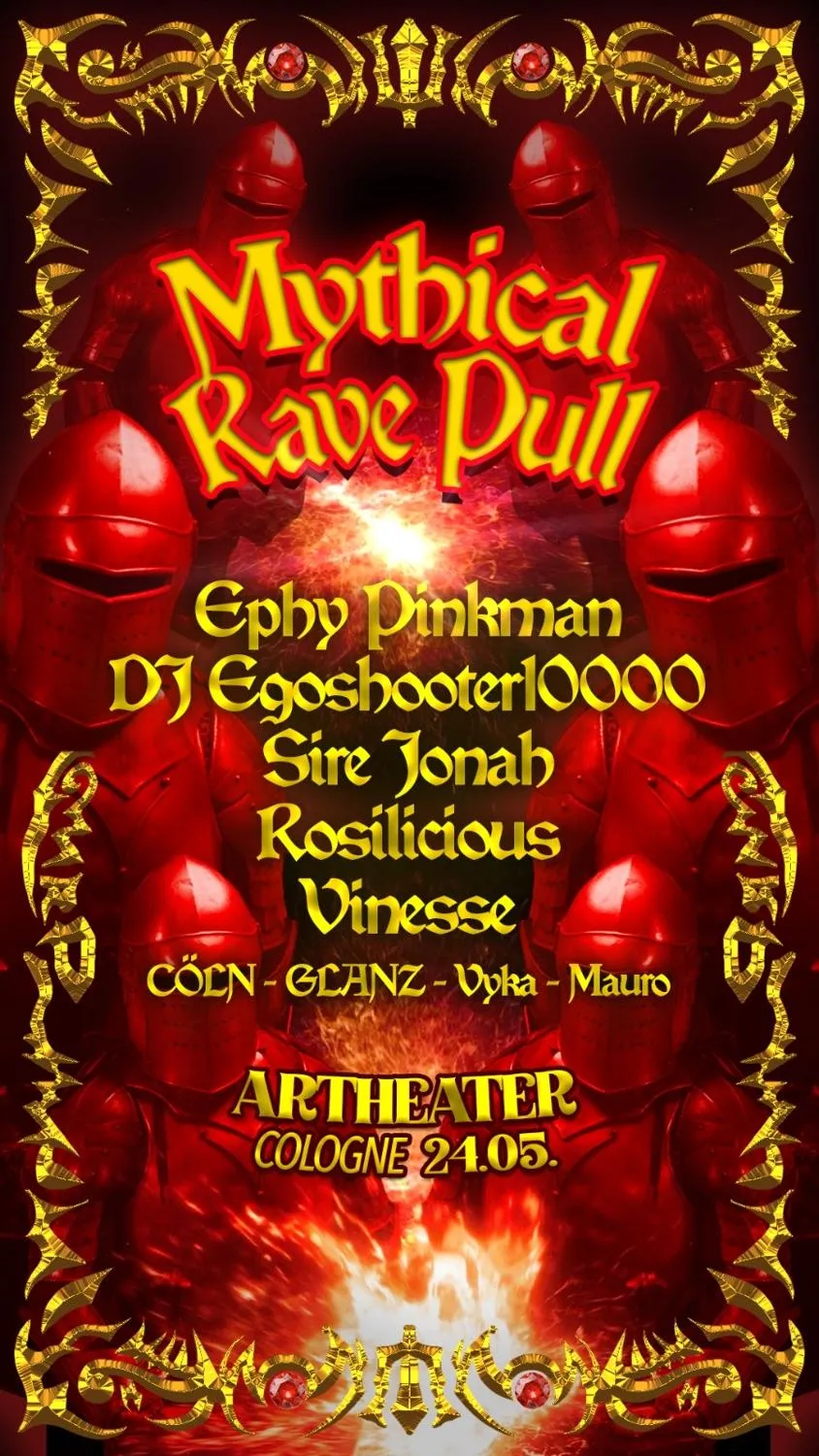 Mythical Rave Pull - Ephy Pinkman X Art Of Urban Life X Artheater Köln (Pfingstsonntag)