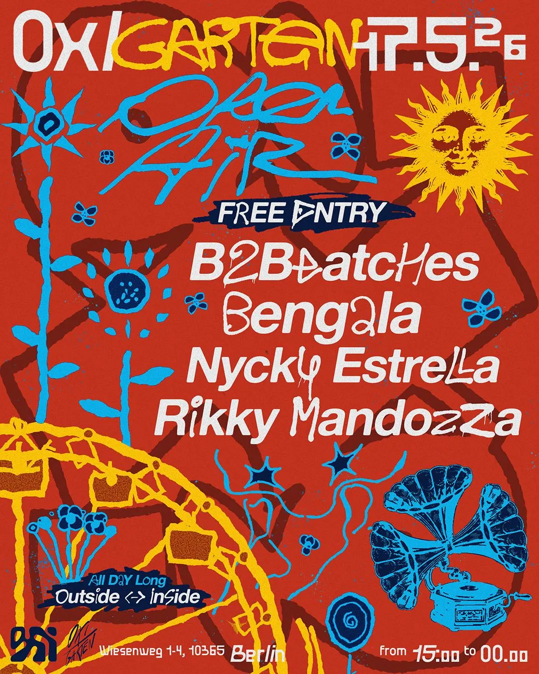 Oxigarten Free Sunday Open Air & Indoor