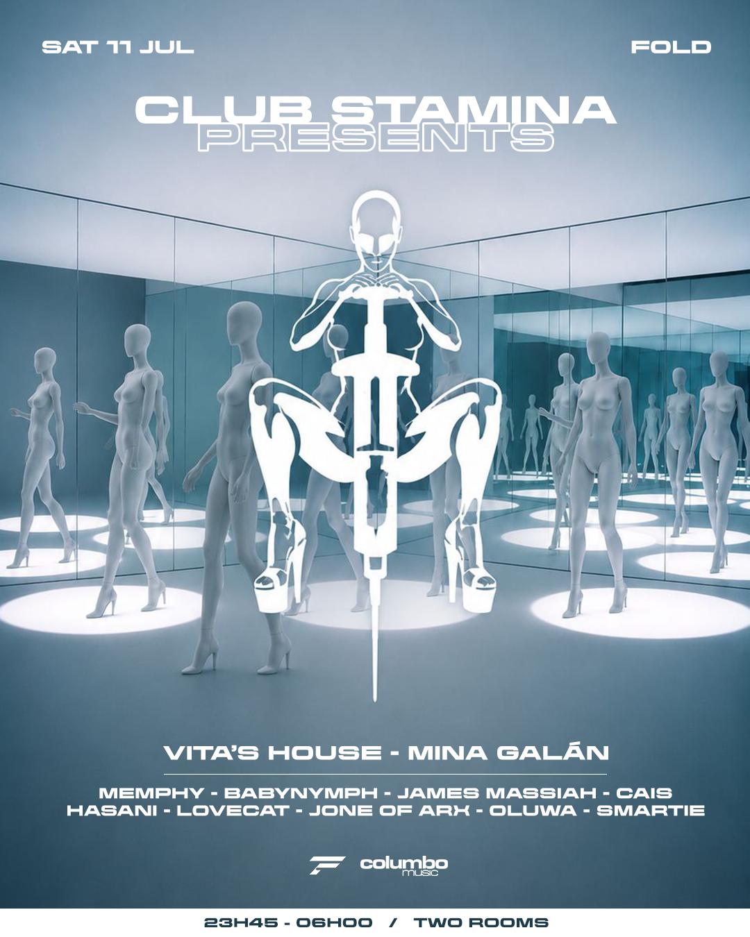 Club Stamina: Mina Galán, Memphy, Babynymph, James Massiah,