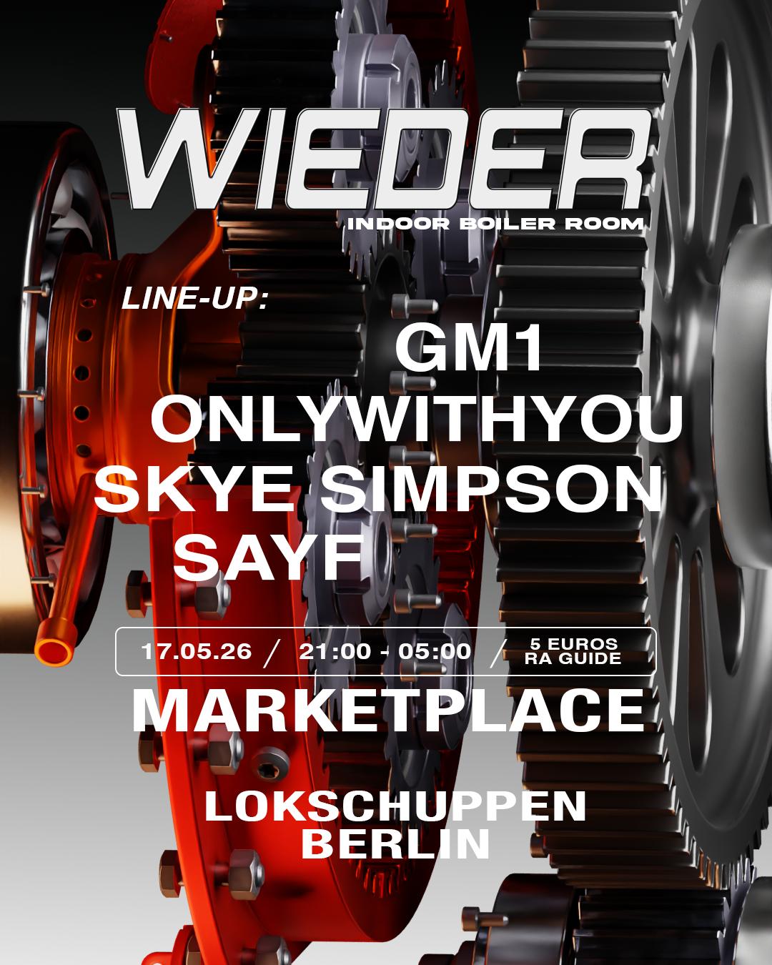 Wieder: Boiler Room Setup + Marketplace