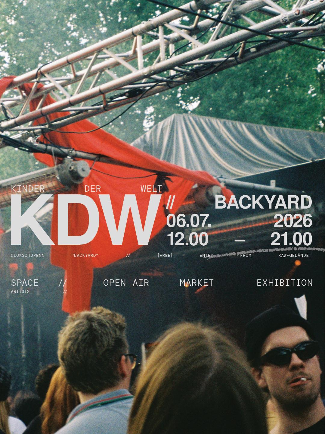 Free Open Air: Kinder Der Welt 'Backyard' With Market & Exhibition