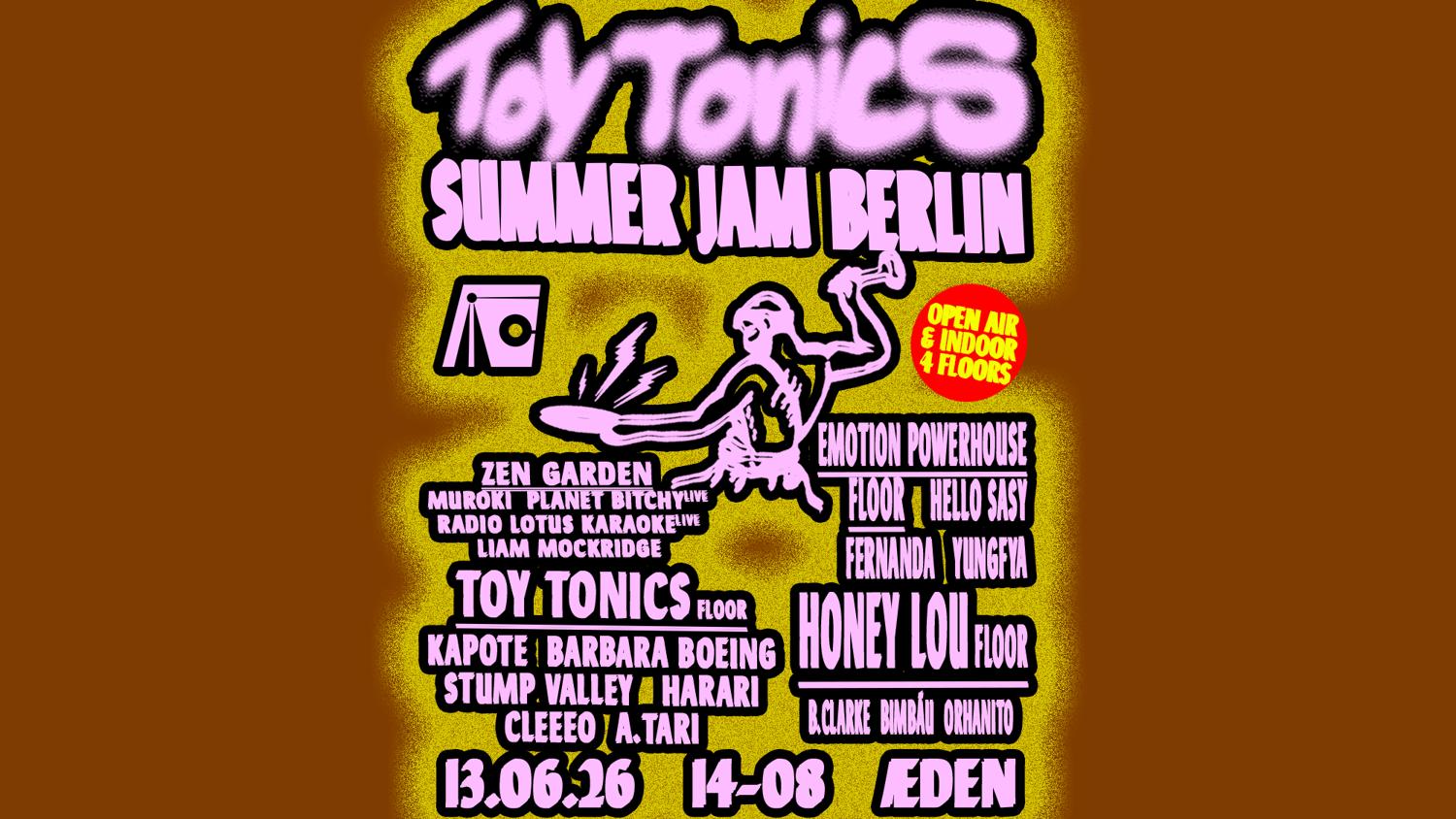 Toy Tonics Jam (Open Air & Indoor 18Hours - 4 Floors)