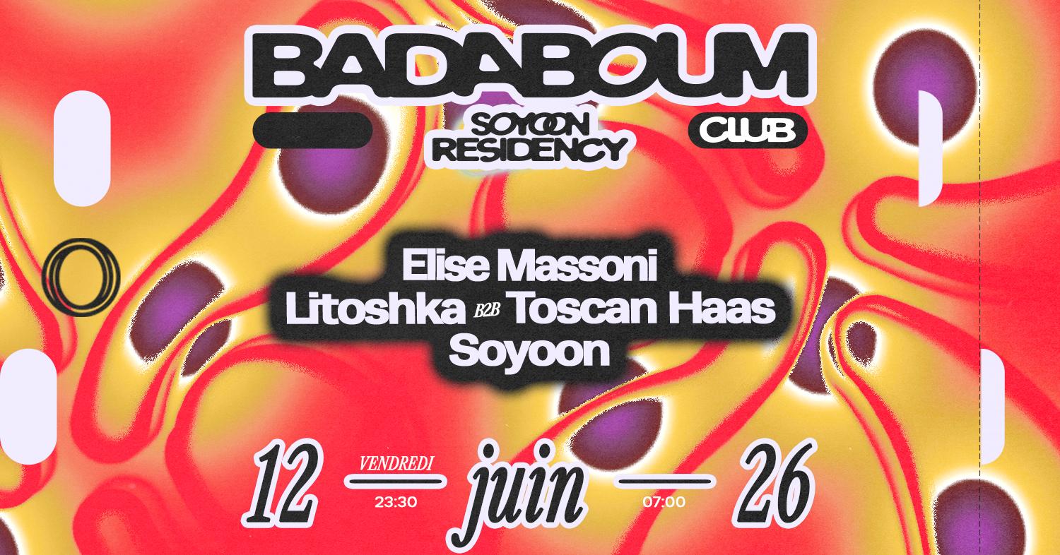 Club — Soyoon Residency: Elise Massoni, Litoshka, Toscan Haas