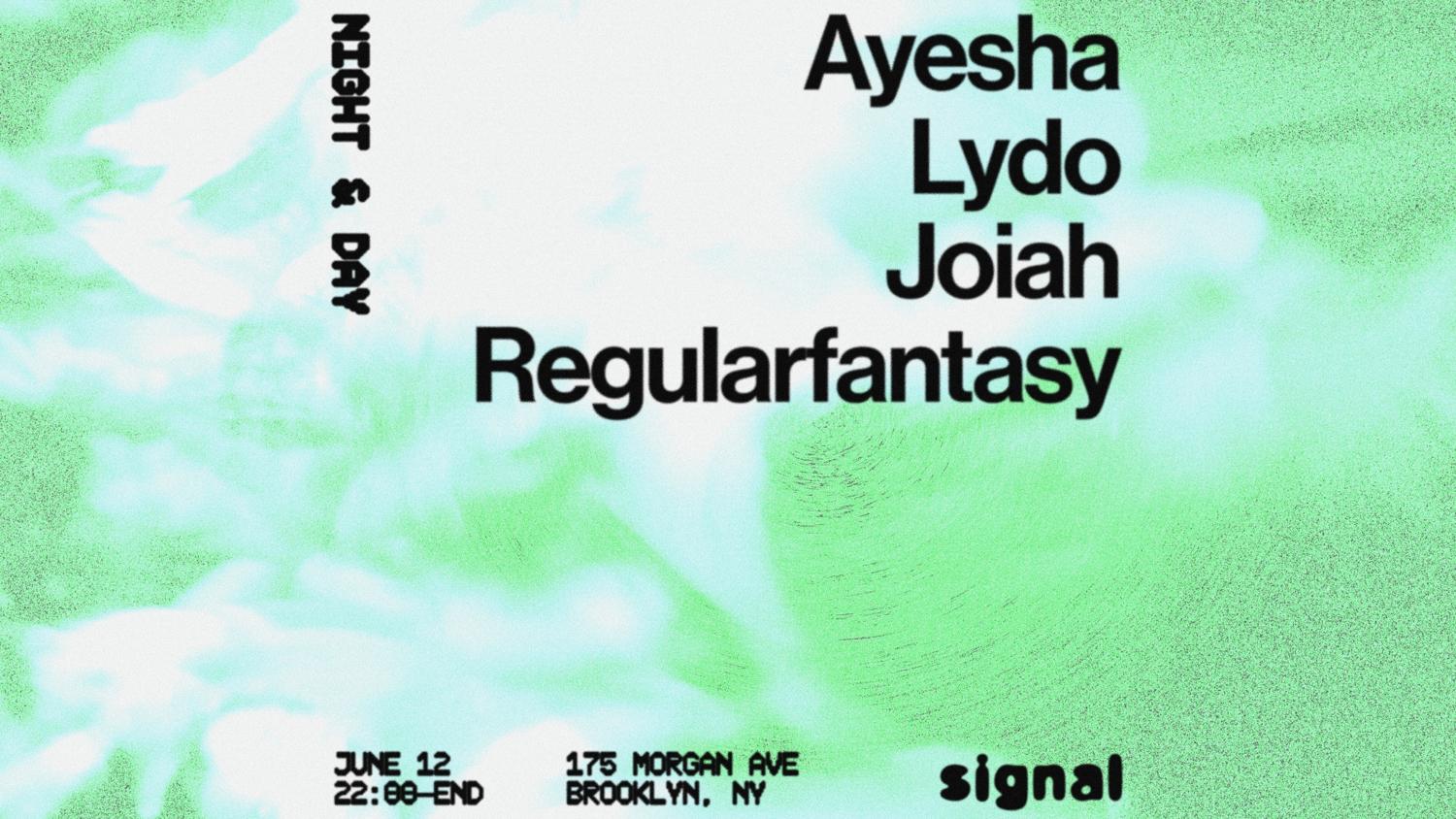 Night & Day: Ayesha, Lydo, Joiah, Regularfantasy