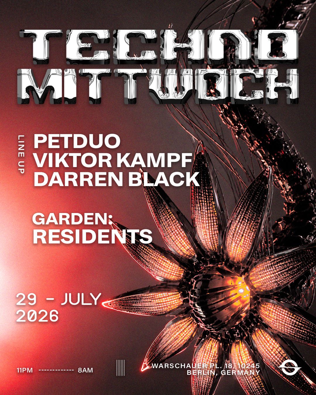 TECHNO MITTWOCH: TAKE YOUR TICKETS