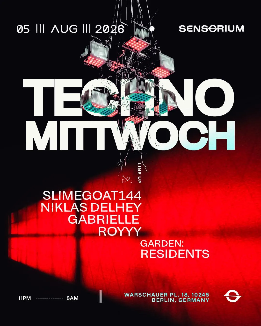 TECHNO MITTWOCH: TAKE YOUR  TICKETS