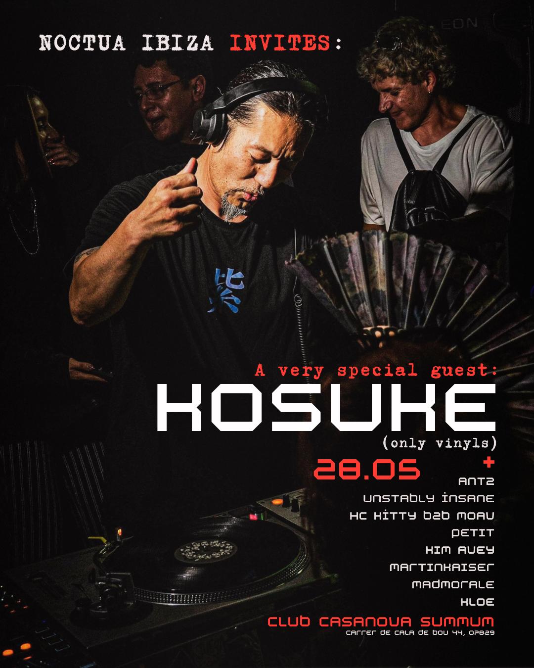 Noctua Infera [Hard Techno] Invites: Kosuke