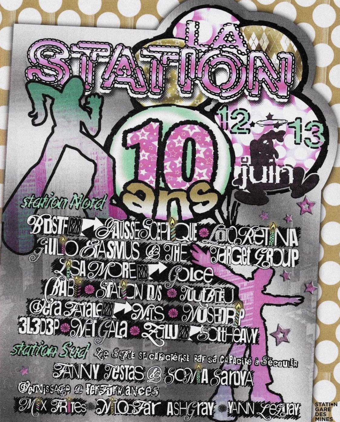 La Station A 10 Ans J2 — Tout Bleu • Loto Retina • Giulio Erasmus & The Target Group