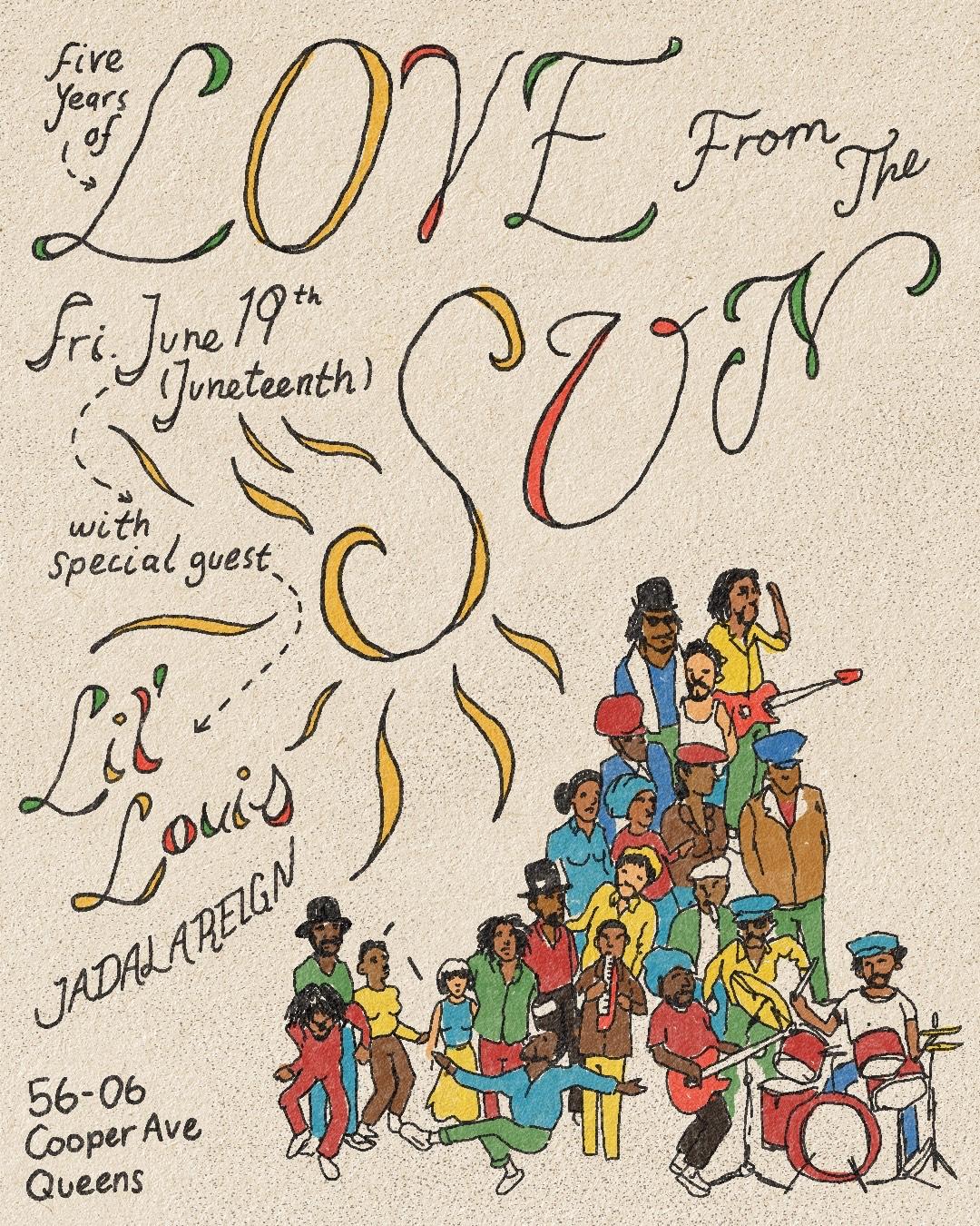 Love From The Sun Juneteenth With Lil' Louis & Jadalareign
