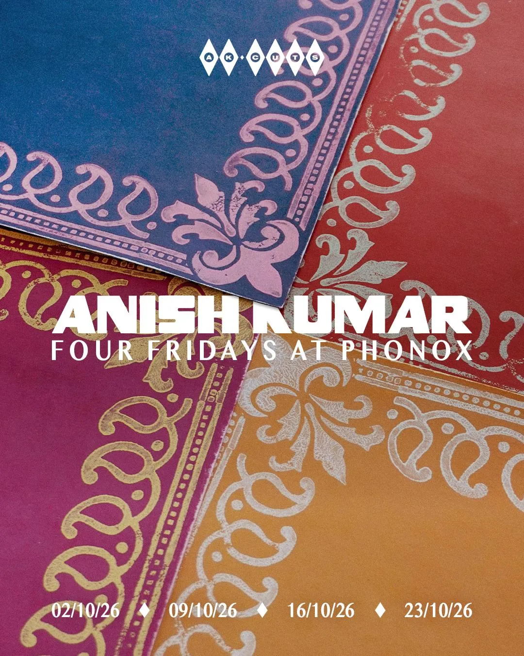Anish Kumar, DAR DISKU, DJ Subaru: 4 Fridays at Phonox (16th Oct)